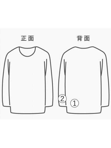 商品画像：長袖Tシャツ/L/コットン/BLK// 9
