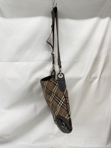 画像：BURBERRY BLUE LABELショルダーバッグ/ナイロン/BRW/チェック/ZAE36-210-702