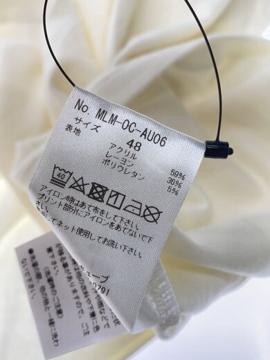 商品画像：カットソー/48/アクリル/CRM/無地/MLM-OC-AU06 4