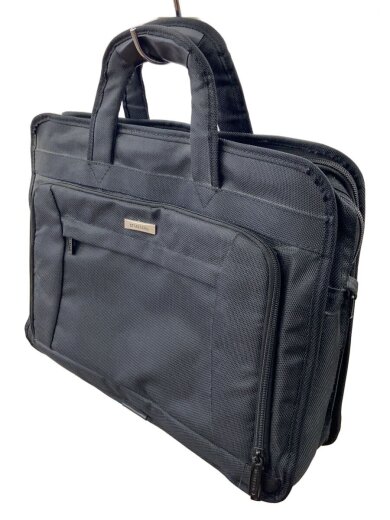 商品画像：ブリーフケース/ポリエステル/BLK 2