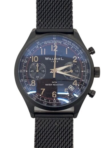 商品画像：WILLIAML.1985/腕時計/アナログ/BLK/BLK 1