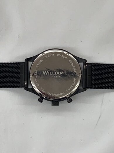 商品画像：WILLIAML.1985/腕時計/アナログ/BLK/BLK 3