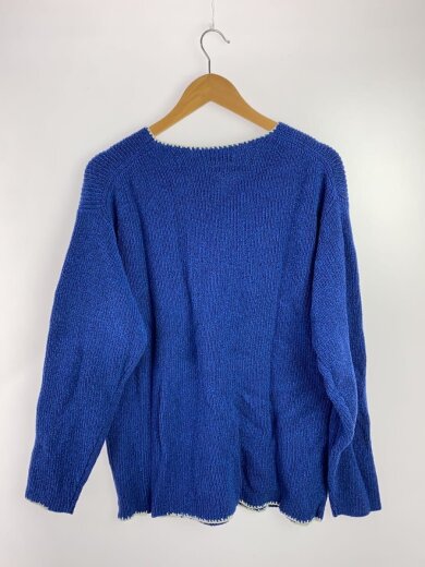 商品画像：ニット・セーター(薄手)/M/コットン/BLU/25-080-470-1800-1-0 2