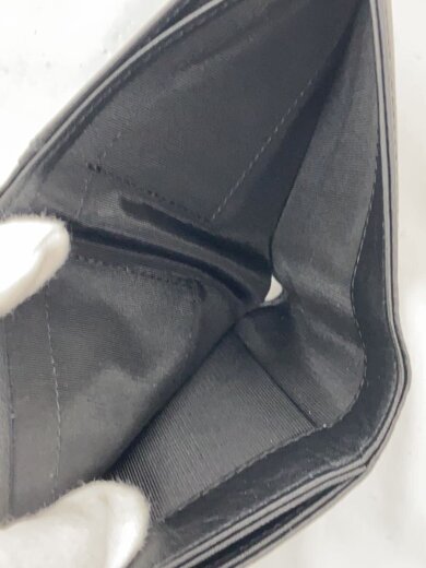 商品画像：2つ折り財布/レザー/BLK/メンズ 6