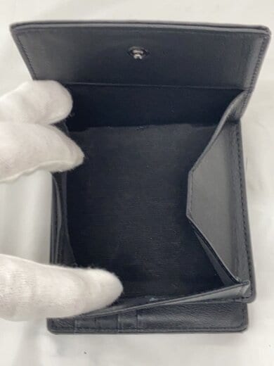 商品画像：2つ折り財布/レザー/BLK/メンズ 7