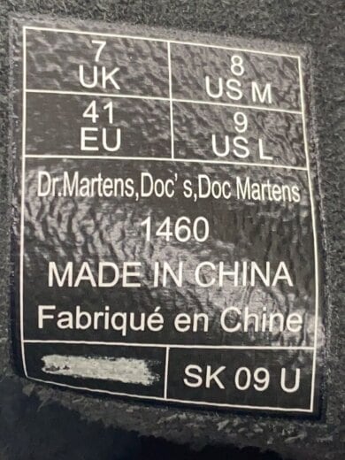 商品画像：レースアップブーツ/UK7/BLK/1460 5