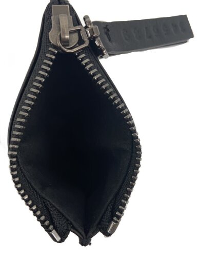 商品画像：2つ折り財布/レザー/BLK/メンズ 5