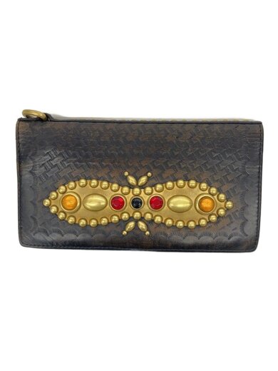 商品画像：長財布/レザー/BLK/メンズ 1