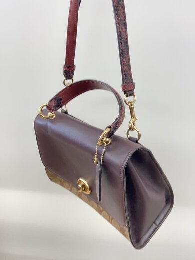 商品画像：TILLY/トップハンドルサッチェル/シグネチャー/BRD/総柄/F80230 2