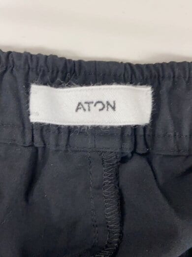 商品画像：25AW/LIGHT TC GABARDINE WASHED WIDE PANTS/BLK/無地/8027511// 4