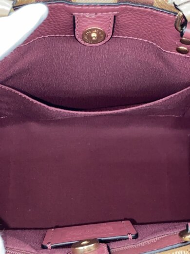 商品画像：デンプシー・トート22_シグネチャー_ウィズ・ストラップ・アンド・コーチパッチ/キャンバス/BRD/総 7