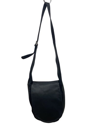 商品画像：ショルダーバッグ/レザー/BLK/無地 1