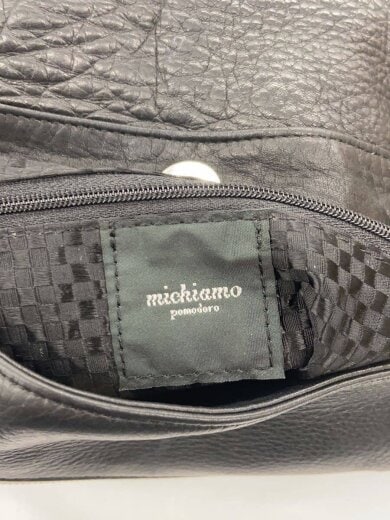 商品画像：ショルダーバッグ/レザー/BLK/無地 5