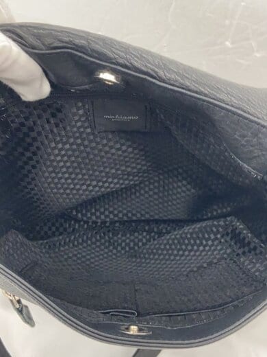 商品画像：ショルダーバッグ/レザー/BLK/無地 6