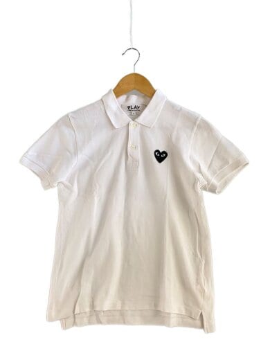 商品画像：AD2023/5/Emblem Polo Shirt/L/コットン/WHT/無地/AZ-T065// 1