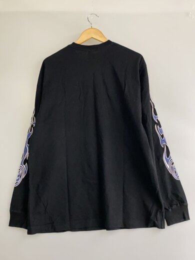 商品画像：23ss/Tribal Flames L/S Tee/長袖Tシャツ/L/コットン/BLK/プリント// 2