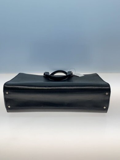 商品画像：LEATHER BRIEF CASE/レザー/BLK/無地/※カデナ欠品・カギ付属// 4
