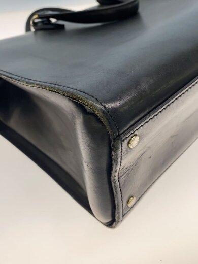 商品画像：LEATHER BRIEF CASE/レザー/BLK/無地/※カデナ欠品・カギ付属// 5