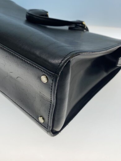 商品画像：LEATHER BRIEF CASE/レザー/BLK/無地/※カデナ欠品・カギ付属// 6