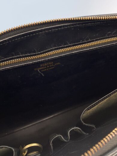 商品画像：LEATHER BRIEF CASE/レザー/BLK/無地/※カデナ欠品・カギ付属// 7