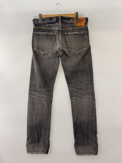 商品画像：SLIM STRAIGHT BLK/ストレートパンツ/30/デニム/BLK/無地/1501-184// 2