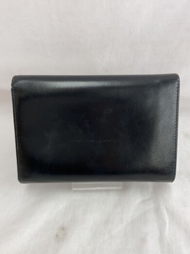 商品画像：2つ折り財布/PVC/BLK/無地/レディース 2