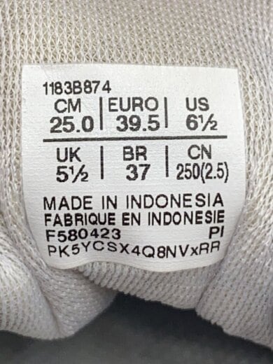 商品画像：ローカットスニーカー/25cm/WHT/F580423 5