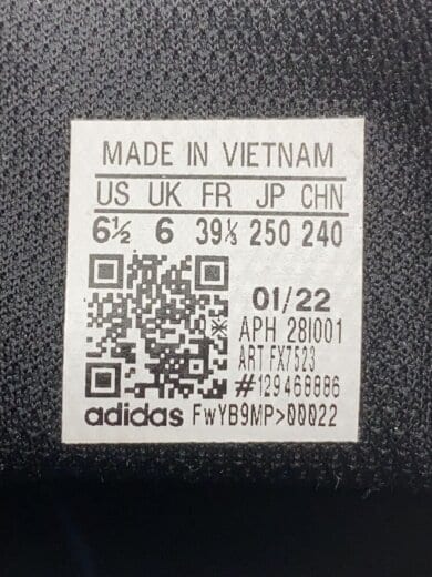 商品画像：ローカットスニーカー/25cm/BLK/FX7523 5