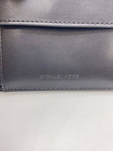 商品画像：2つ折り財布/レザー/BLK/総柄/レディース/LI-2504 3