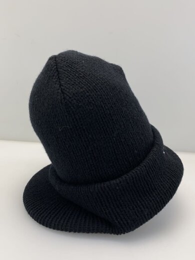 商品画像：ニットキャップ/コットン/ブラック/無地/メンズ 2