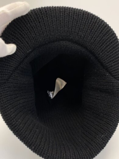 商品画像：ニットキャップ/コットン/ブラック/無地/メンズ 4