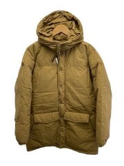 ダウンジャケット/3/ポリエステル/キャメル/無地