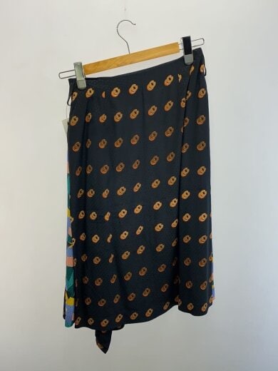 商品画像：ロングスカート/0/シルク/BLK 2