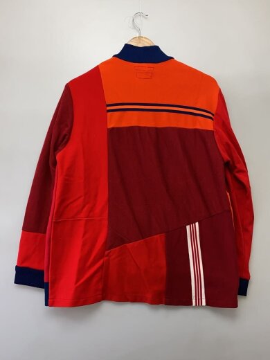 商品画像：ハーフジップ/ジャージ/M/レッド/オレンジ 2