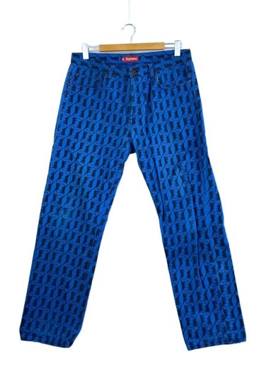 商品画像：18AW Washed Regular Jeans/ブラックパンサーストレートパンツ/34/コットン/BLU/// 1