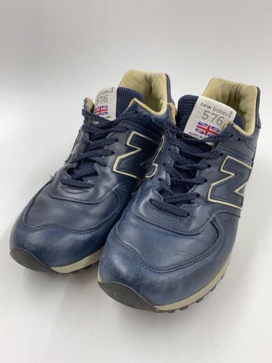 商品画像：イングランド製　オールレザー ローカットスニーカー/UK7.5/NVY/レザー/M576CNN 2