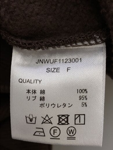 商品画像：セットアップ/コットン/BRW/JNWUF1123001 4