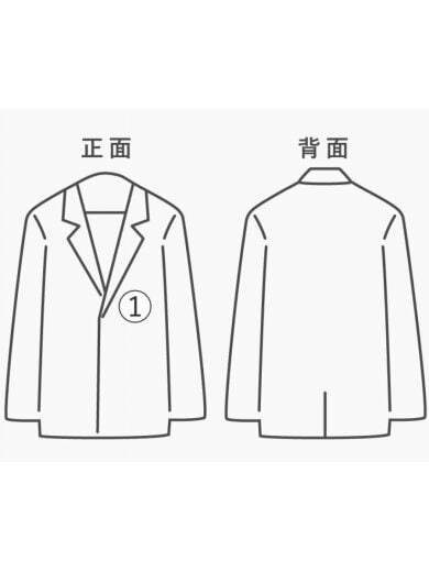 商品画像：ジャケット_NP52114Z/S/ポリエステル/BLK 8