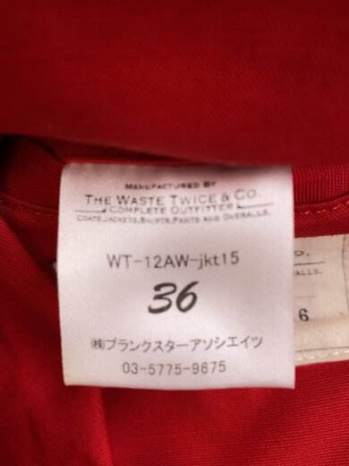 商品画像：ダウンジャケット/36/コットン/レッド/無地/WT-12AW-jkt15// 4