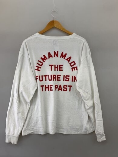 商品画像：長袖Tシャツ/L/コットン/WHT/HM28CS032 2