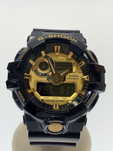 商品画像：クォーツ腕時計・G-SHOCK/デジアナ/GLD/BLK 1