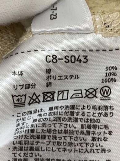 商品画像：スウェット/S/コットン/CRM/c8-s043// 4