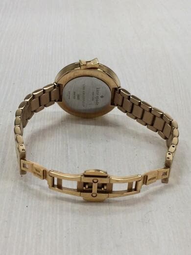 画像：kate spade new yorkクォーツ腕時計/アナログ/ステンレス/ホワイト/ゴールド/KSW13234