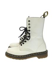 レースアップブーツ/UK4/WHT