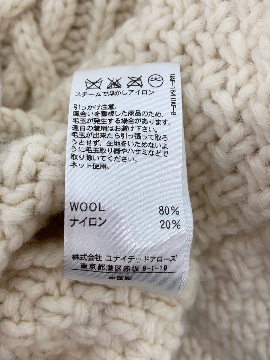 6(ROKU) BEAUTY & YOUTH UNITED ARROWS / 6 BEAUTY & YOUTH/ニット・セーター(厚手)/--/ウール/CRM/1613-199-2714