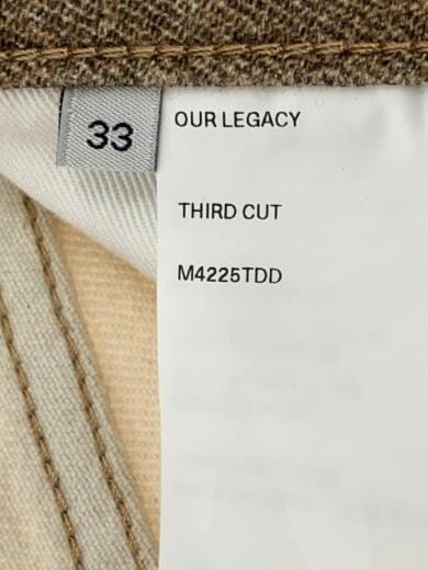 画像：OUR LEGACY22AW/THIRD CUT/DIGITAL DUAL SAND DENIM/33/デニム/ブラウン5