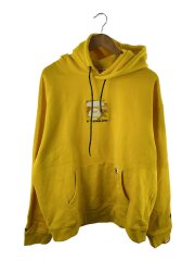 face patch hoodie/XL/コットン/YLW/AAPSWM3591XXD