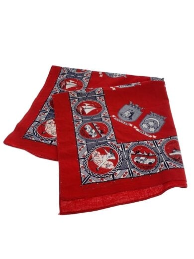 商品画像：服飾雑貨/コットン/RED/総柄/メンズ 1