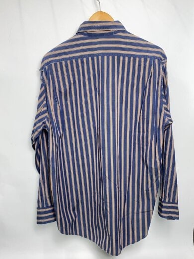 商品画像：長袖シャツ/2/コットン/NVY/ストライプ 2