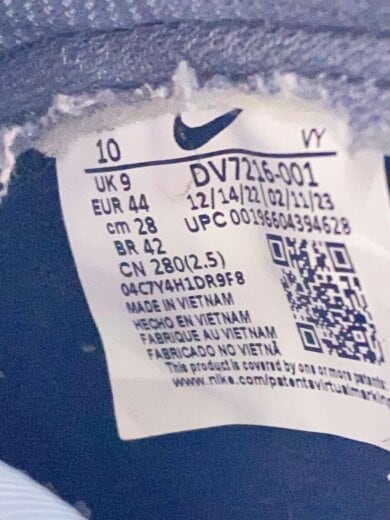 商品画像：ハイカットスニーカー/28cm/GRY/PVC/DV7216-001 5